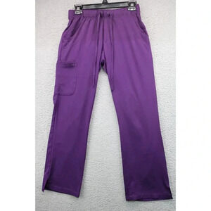 H. H. Works by Healing Hands Women's Purple Scrub Pants-Size XS/P-Pockets